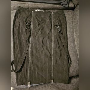 Lip Service Pinstripe Pencil Skirt